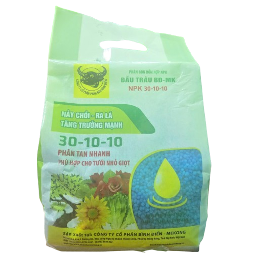 ĐẦU TRÂU BĐ-MK NPK 30-10-10 – NẢY CHỒI MẠNH, RA LÁ XANH