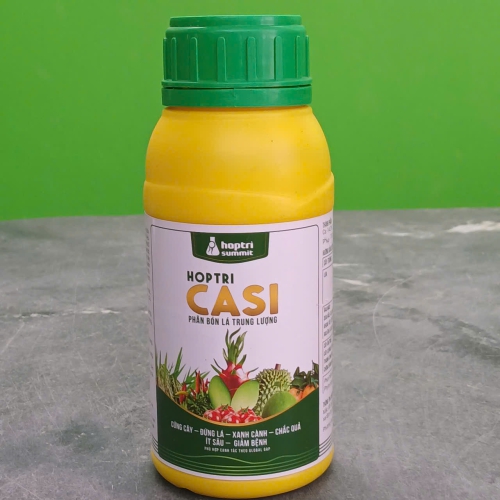 HOPTRI CASI – PHÂN BÓN LÁ TRUNG LƯỢNG CANXI Cứng cây – Dày lá – Xanh cành – Chắc quả