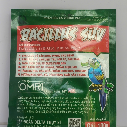 PHÂN BÓN VI SINH VẬT BACILLUS  GÓI 100G