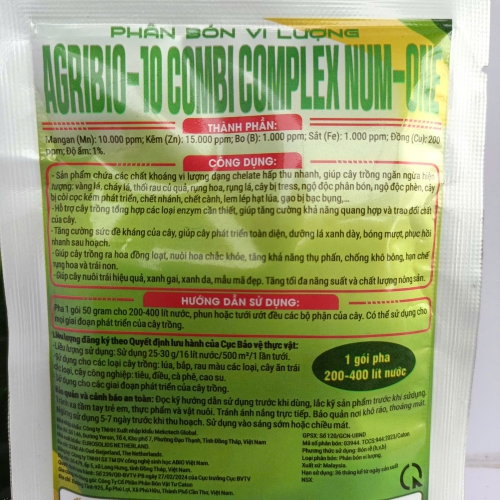 COMBI HOLLAND – COMBI VI LƯỢNG CAO CẤP NHẬP KHẨU GÓI 50G