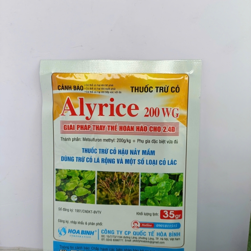 ALYRICE 200WG – Thuốc trừ cỏ hậu nảy mầm cho lúa