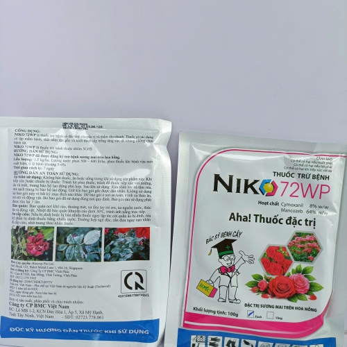 NIKO 72WP – ĐẶC TRỊ SƯƠNG MAI, BẢO VỆ HOA HỒNG KHỎE ĐẸP!