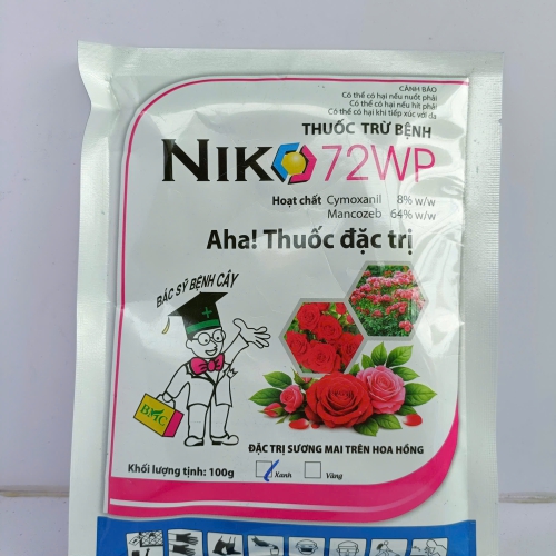 NIKO 72WP – ĐẶC TRỊ SƯƠNG MAI, BẢO VỆ HOA HỒNG KHỎE ĐẸP!