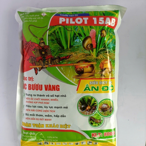 PILOT 15AB – SIÊU DIỆT ỐC BƯƠU VÀNG, BẢO VỆ MÙA MÀNG! GÓI 1KG