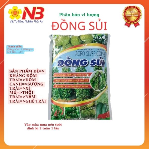 (PB) Phân Bón Vi lượng Đồng sủi 1kg (GIÁ CHƯA GỒM PVC)