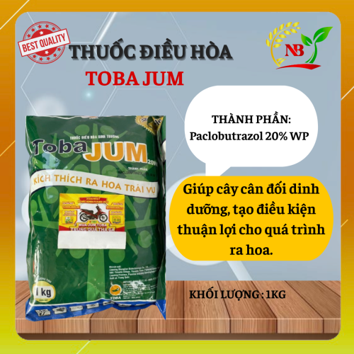 TOBA JUM 20WP – KÍCH THÍCH RA HOA TRÁI VỤ, RA HOA ĐỒNG LOẠT