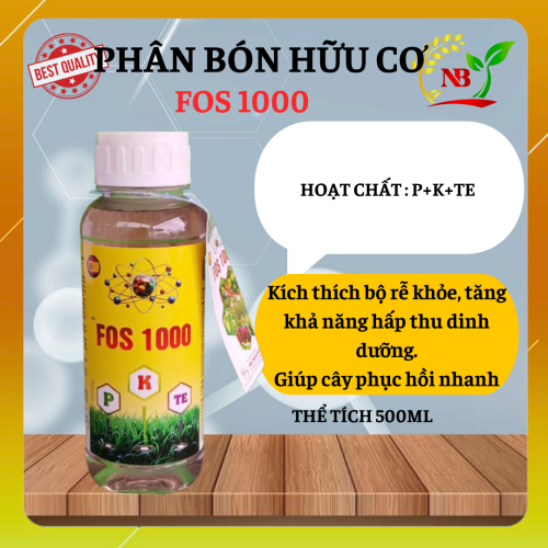FOS 1000 – PHỤC HỒI NHANH • TĂNG ĐỀ KHÁNG • CỨNG CÂY