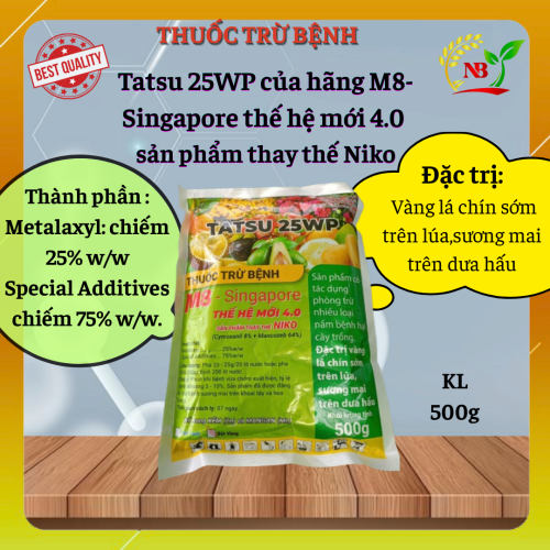 (BỆNH) Tatsu 25WP- Bột vang - 500gr_BMC