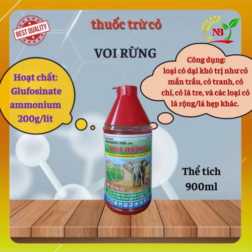 (CỎ) Voi rừng (900ml) Gussi Bastar 200SL LONG - Agrishop