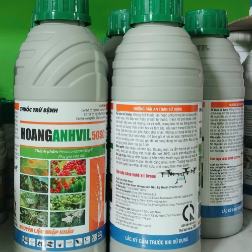 (BỆNH) Thuốc trừ bệnh Hoanganhvil 50SC 1L