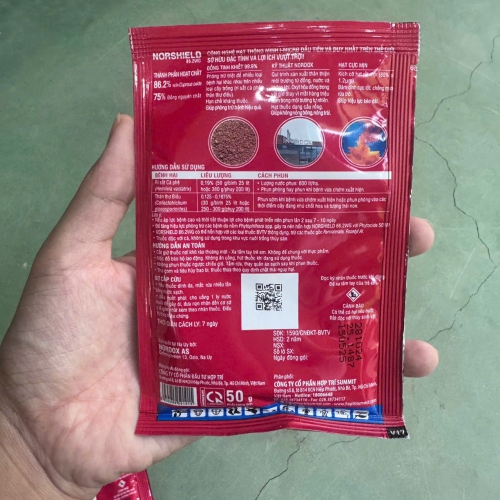 (BỆNH) Thuốc trừ bệnh cây Norshield 250g (Đồng đỏ) 86.2WG Hợp trí