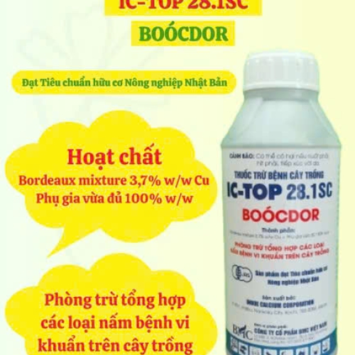 (BỆNH) IC- TOP 28.1SC (Booc Đô) - 1kg