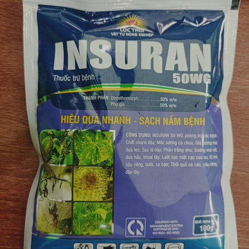 THUỐC TRỪ BỆNH INSURAN 50WG 100g