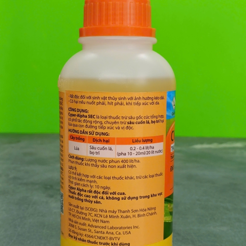 THUỐC TRỪ SÂU CYPER-ALPHA 5EC Thể tích 500ml