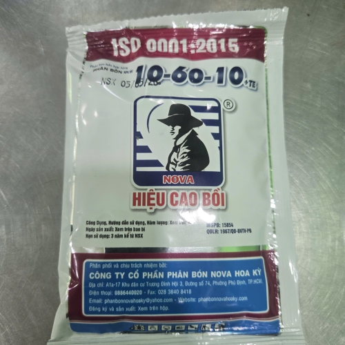 NPK 10-60-10 + TE “Siêu tạo mầm hoa”