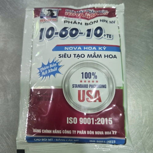 NPK 10-60-10 + TE “Siêu tạo mầm hoa”