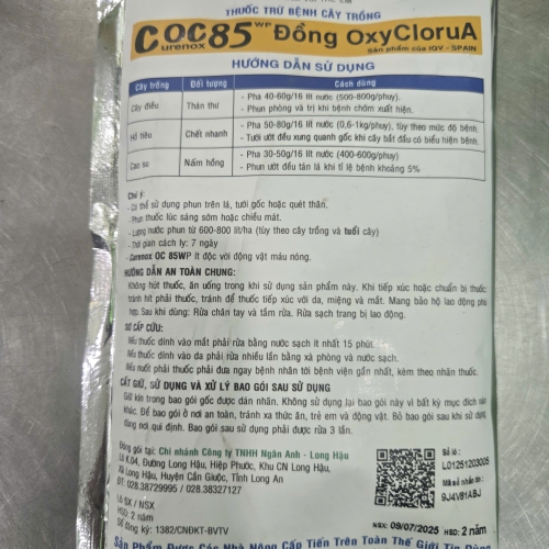 (BỆNH) COC 85 WP